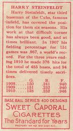 Harry Steinfeldt  baseball card collectible - Main Image 2