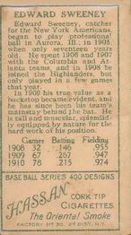 Jeff Sweeney  baseball card collectible - Main Image 2