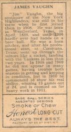 James Vaughn  baseball card collectible - Main Image 2