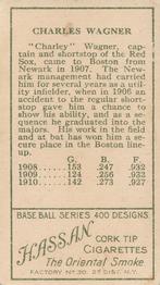 Heinie Wagner  baseball card collectible - Main Image 2