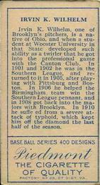 Kaiser Wilhelm  baseball card collectible - Main Image 2