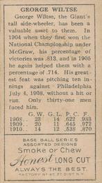 Hooks Wiltse  baseball card collectible - Main Image 2