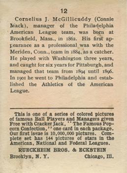 Connie Mack  baseball card collectible - Main Image 2