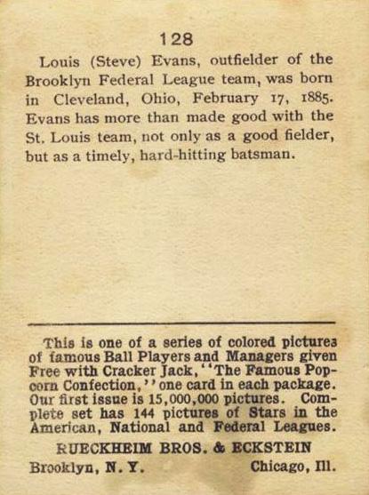 Steve Evans  baseball card collectible - Main Image 2