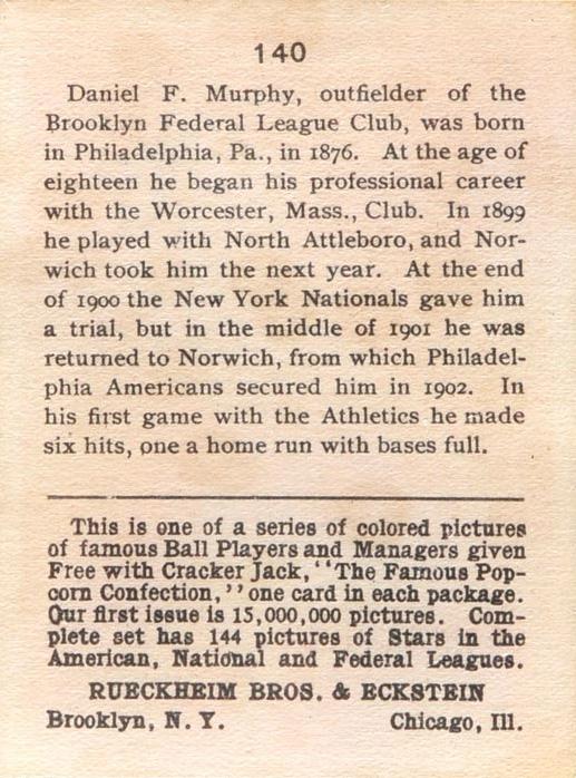 Danny Murphy  baseball card collectible - Main Image 2