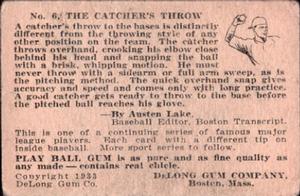 Gordon "Mickey” Cochrane  baseball card collectible - Main Image 2