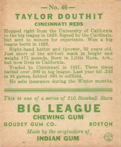 Taylor Douthit  baseball card collectible - Main Image 2
