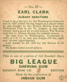 Earl Clark  baseball card collectible - Main Image 2