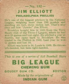 Jim Elliott  baseball card collectible - Main Image 2