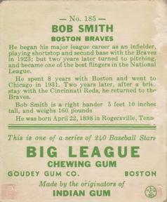 Bob Smith  baseball card collectible - Main Image 2
