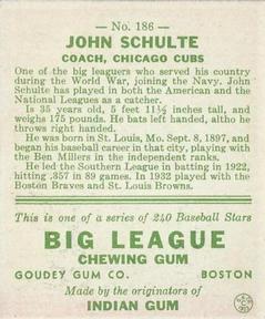 John Schulte  baseball card collectible - Main Image 2