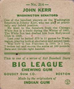 John Kerr  baseball card collectible - Main Image 2
