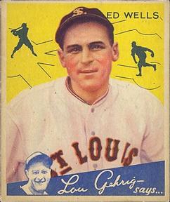 VAR: 1934 statistics on back, blue text