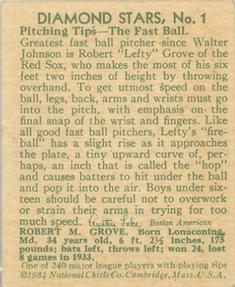 VAR: 1933 statistics on back  baseball card collectible - Main Image 2