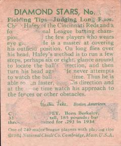 VAR: 1934 statistics on back  baseball card collectible - Main Image 2