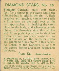 Al Lopez  baseball card collectible - Main Image 2