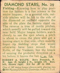 Robert Rolfe  baseball card collectible - Main Image 2