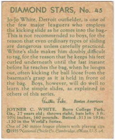 Jo Jo White  baseball card collectible - Main Image 2