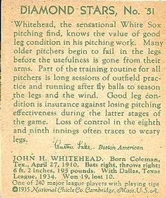 John Whitehead  baseball card collectible - Main Image 2