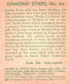 Jimmie Foxx  baseball card collectible - Main Image 2