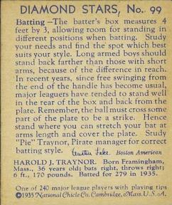 Pie Traynor  baseball card collectible - Main Image 2