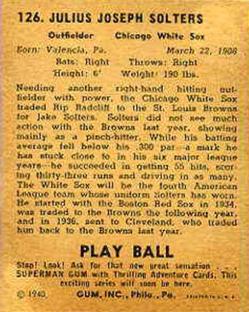 Jake Solters  baseball card collectible - Main Image 2