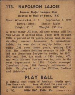 Nap Lajoie  baseball card collectible - Main Image 2