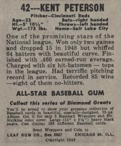 Kent Peterson  baseball card collectible - Main Image 2