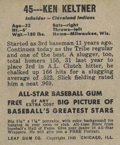 Ken Keltner  baseball card collectible - Main Image 2