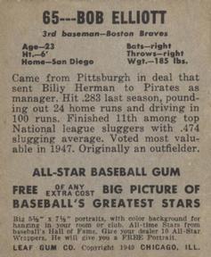 Bob Elliott  baseball card collectible - Main Image 2