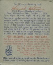 Ken Keltner  baseball card collectible - Main Image 2