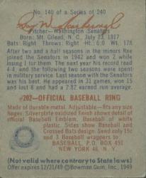 Rae Scarborough  baseball card collectible - Main Image 2