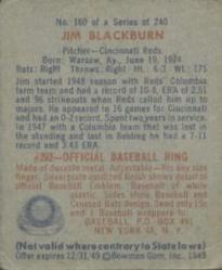 Jim Blackburn  baseball card collectible - Main Image 2