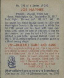 Joe Haynes  baseball card collectible - Main Image 2