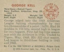 George Kell  baseball card collectible - Main Image 2