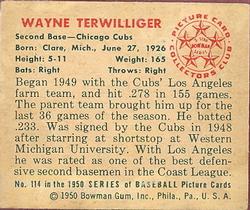 Wayne Terwilliger  baseball card collectible - Main Image 2