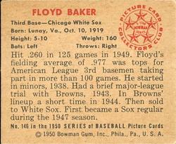 Floyd Baker  baseball card collectible - Main Image 2