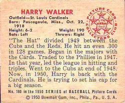 Harry Walker  baseball card collectible - Main Image 2