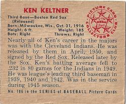 Ken Keltner  baseball card collectible - Main Image 2