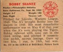 Bobby Shantz  baseball card collectible - Main Image 2