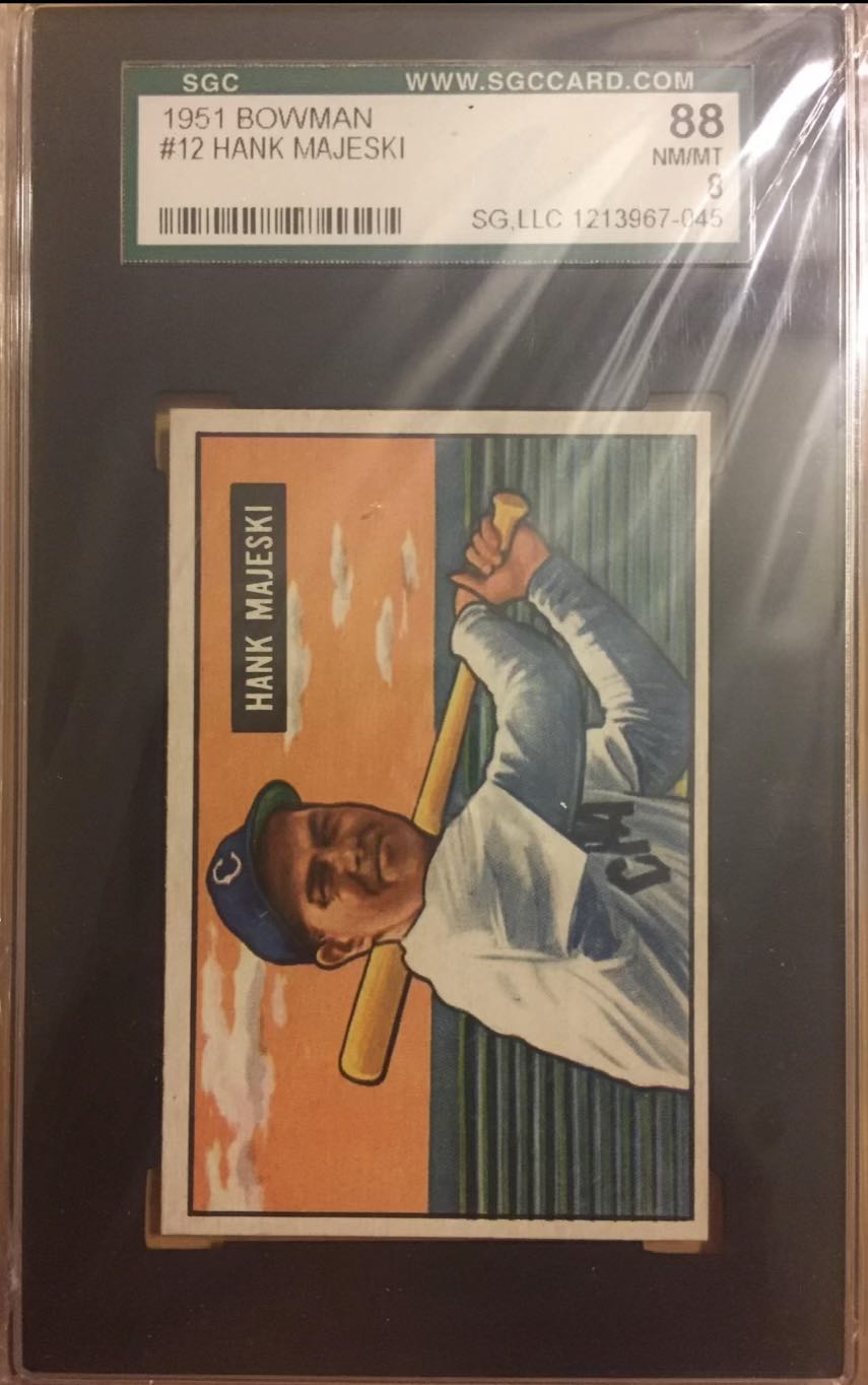 Hank Majeski  baseball card collectible - Main Image 3