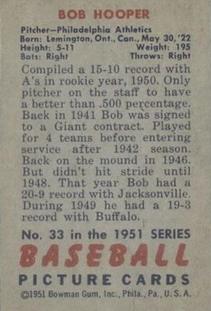 Bob Hooper  baseball card collectible - Main Image 2