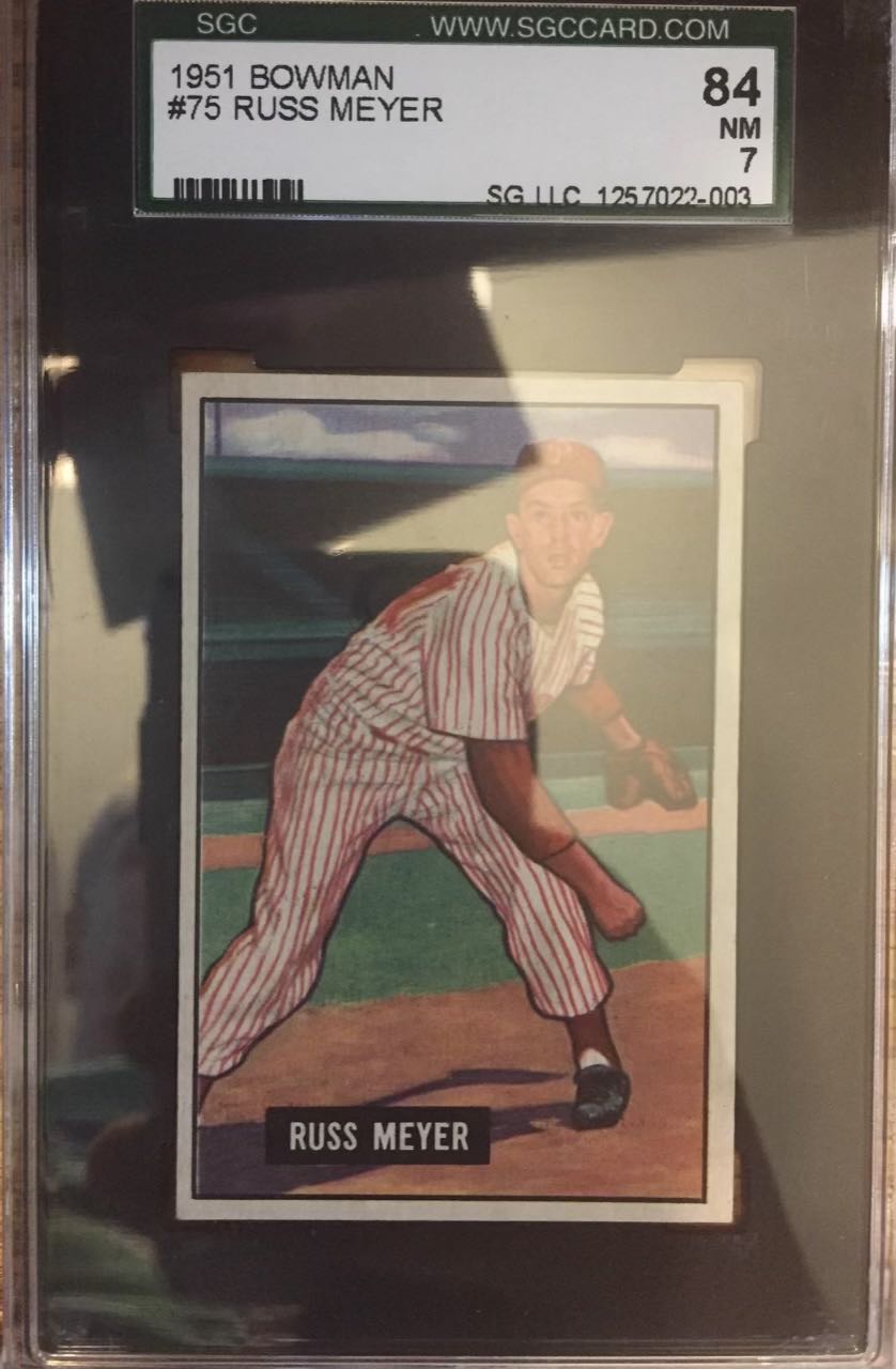 Russ Meyer  baseball card collectible - Main Image 3