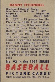 Danny O’Connell  baseball card collectible - Main Image 2