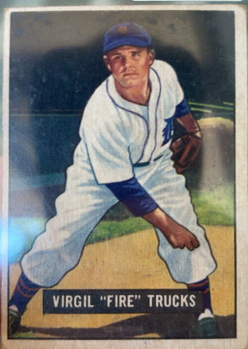 Virgil Trucks  baseball card collectible - Main Image 3