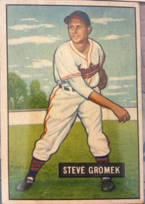 Steve Gromek  baseball card collectible - Main Image 3