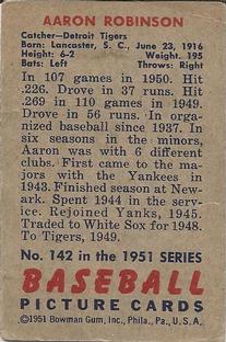 Aaron Robinson  baseball card collectible - Main Image 2