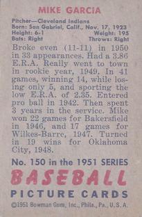 Mike Garcia  baseball card collectible - Main Image 2