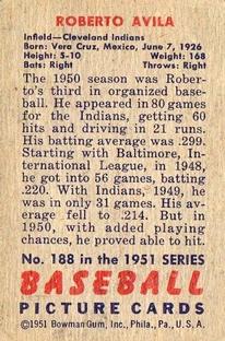 Roberto Avila  baseball card collectible - Main Image 2