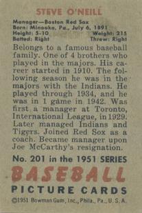 Steve O’Neill  baseball card collectible - Main Image 2